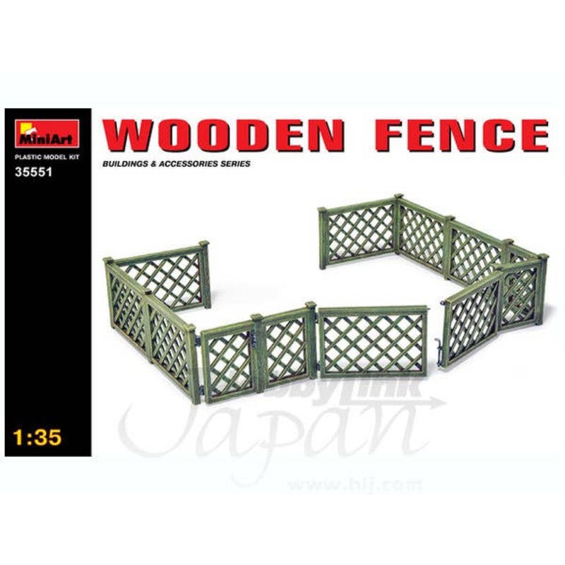 1/35 Wooden Fence