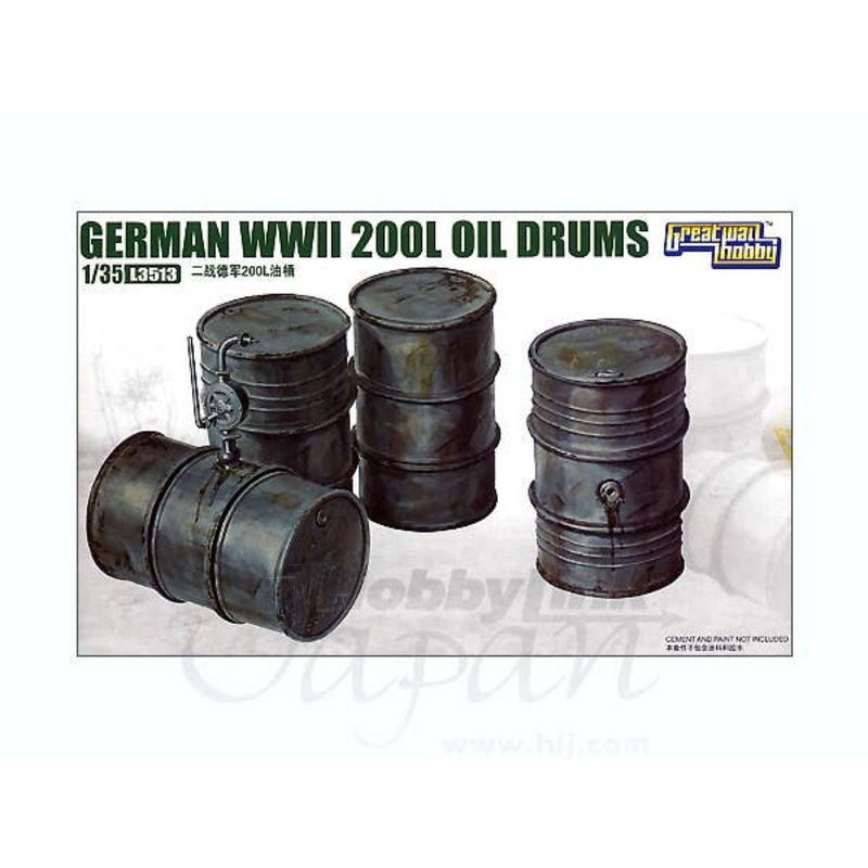 1/35 WWII German 200L Oil Drum