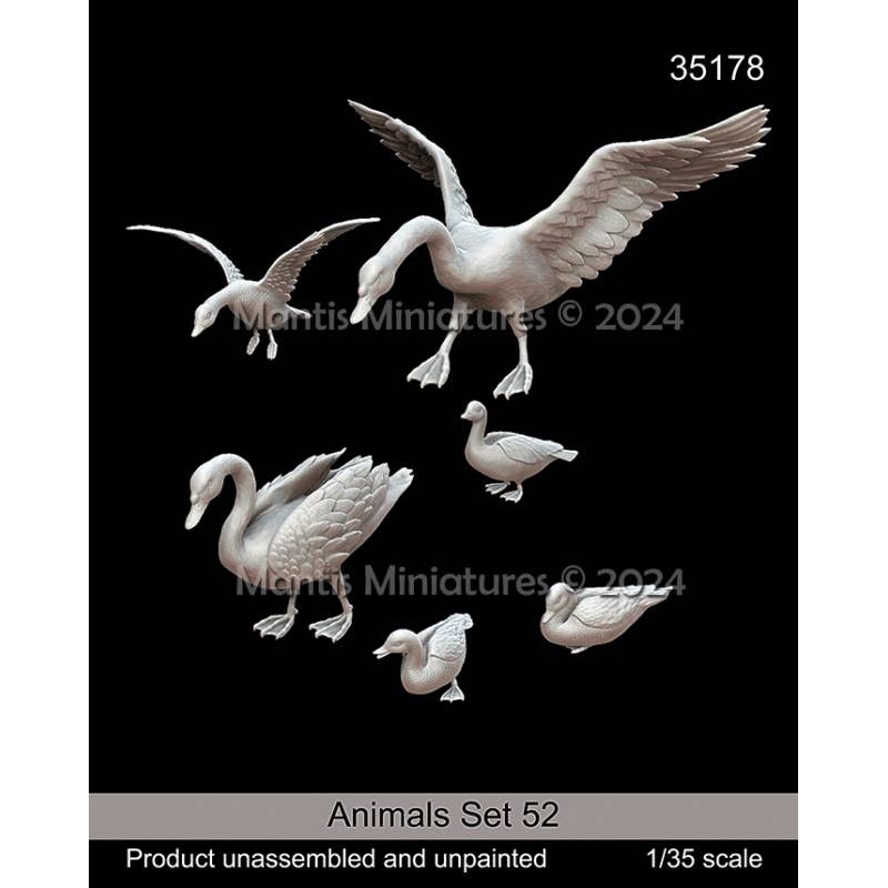 1/35 Animal Set 52 European Waterfowl (Geese/Ducks)