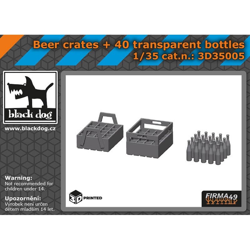 1/35 Beer crates +40pcs bottles