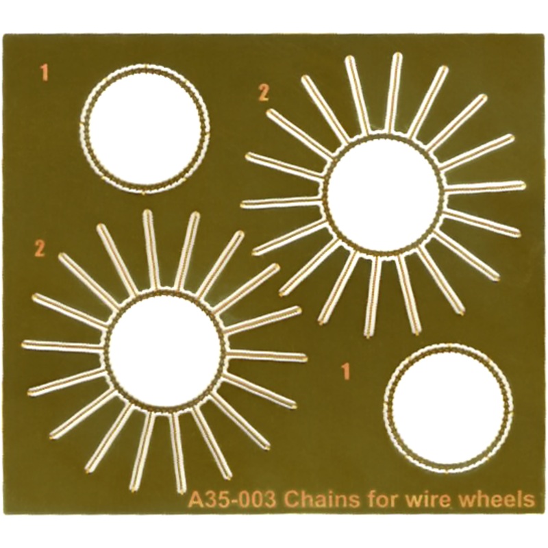 1/35 Chains for Lanchester AC Wire Wheels (for Copper State Models)