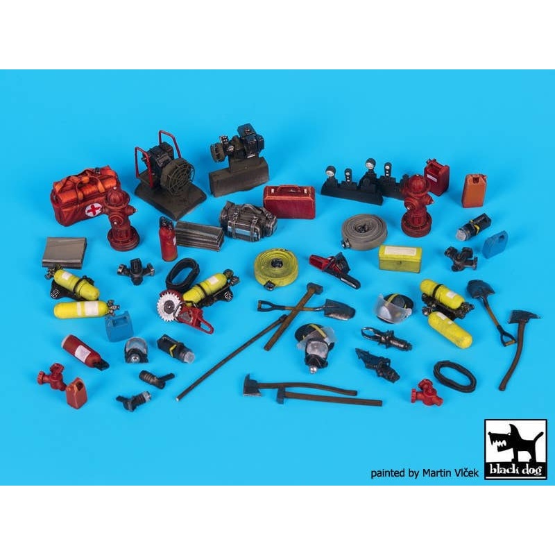 1/35 Firefighters Equipment Accessories Set