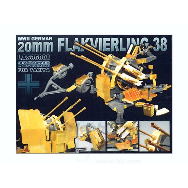 1/35 German 20mm Flakvierling 38 for Tamiya
