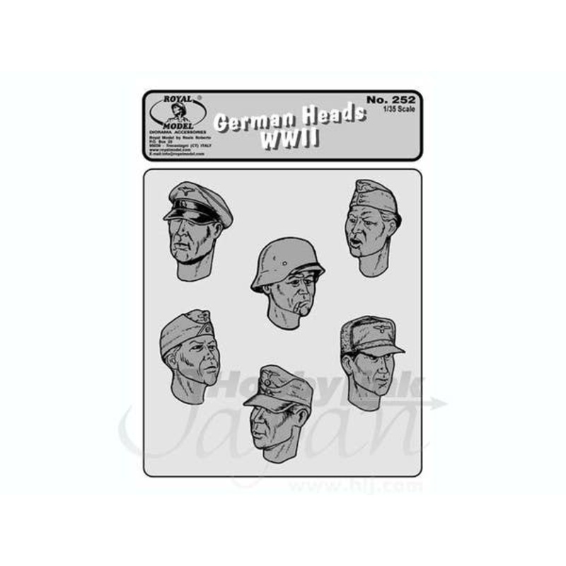 1/35 German Heads WWII No.1