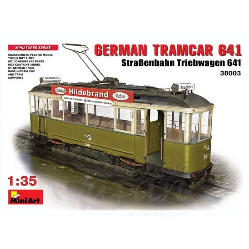 1/35 German Tramcar 641 Strabenbahn Triebwagen 641