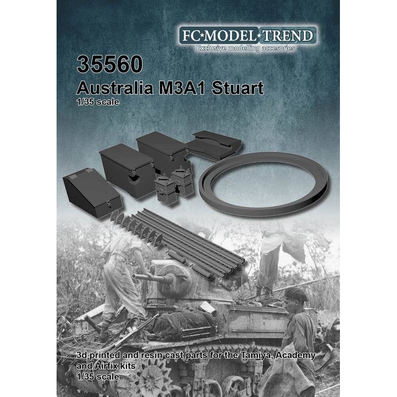 1/35 Modification Set for M3A1 Stuart