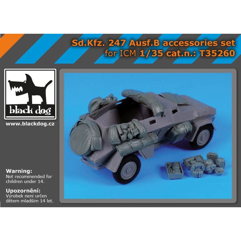 1/35 Sd.Kfz 247 Ausf B accessories set