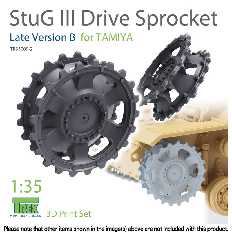 1/35 Starter Wheel Set for Sturmgeschutz III Late Model B For Tamiya