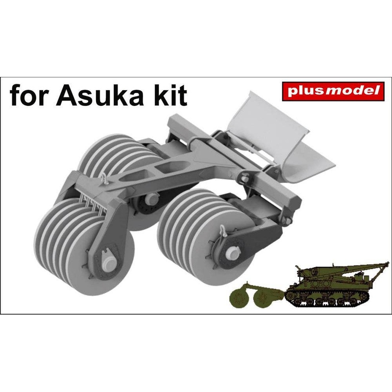 1/35 T1E1 US Mine exploder for Sherman- Asuka