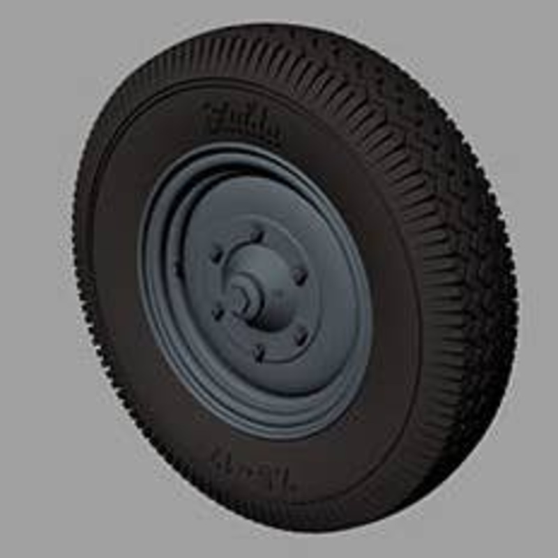 1/35 Tire Wheel for Krupp Protze Kfz.70 (for Leveling)