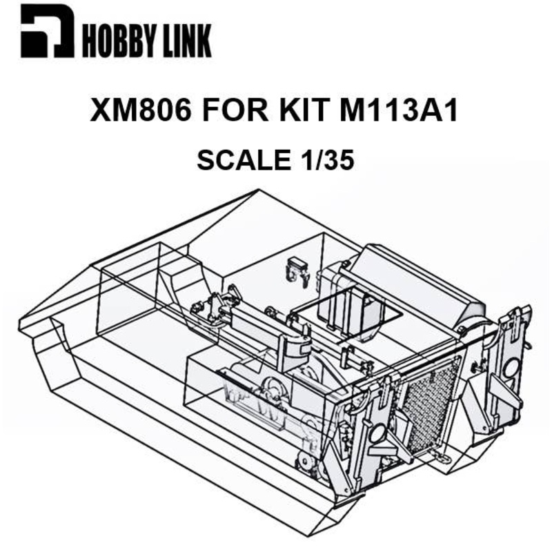 1/35 U.S. XM806 Armored Recovery Vehicle Modification Kit Academy M113A1