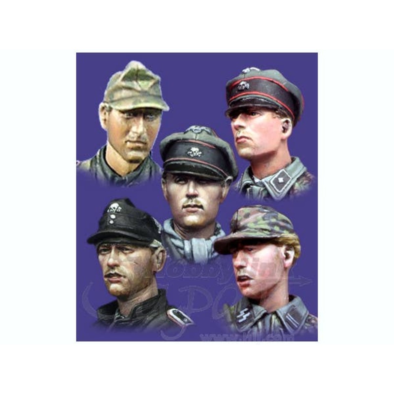 1/35 WSS Panzer Heads Set #2
