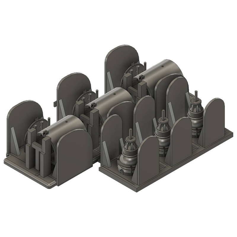 1/35 3D Star Antenna Base Set for Panzer IV Command Tank