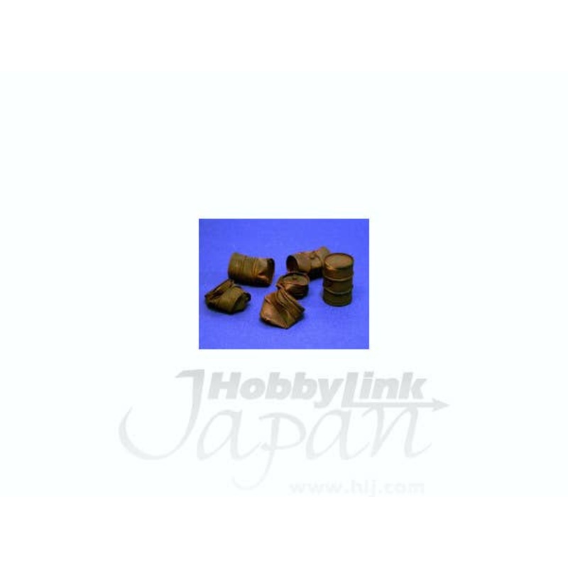 1/35 Damaged Oil Drums (6 Pieces)