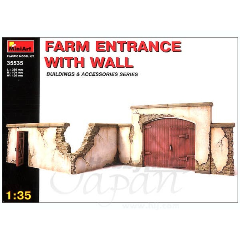 1/35 Farm Entrance with Wall