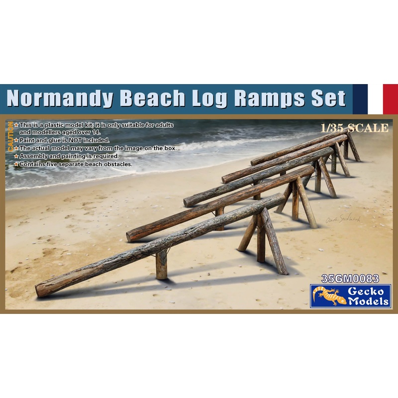1/35 Normandy Beach Log Ramps Set