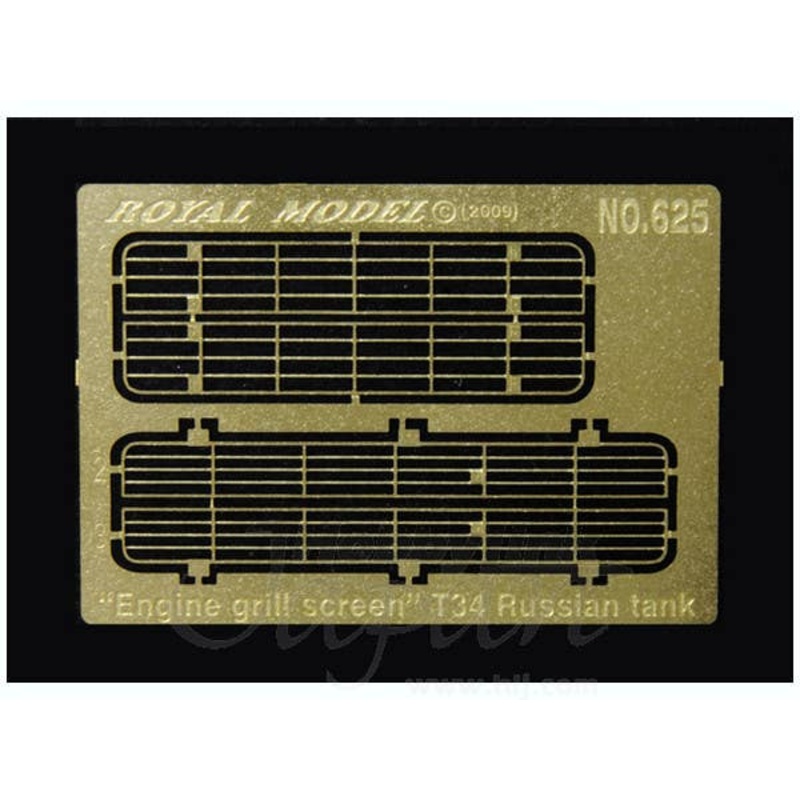 1/35 Photo-Etched Parts Engine Grill Screen for Russian T-34