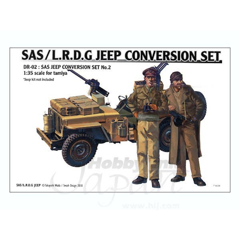 1/35 SAS/L.R.D.G. Jeep Conversion Set #2 (for Tamiya)