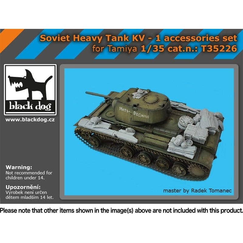 1/35 Soviet Kv-1 Heavy Tank Accessory Set (for Tamiya)