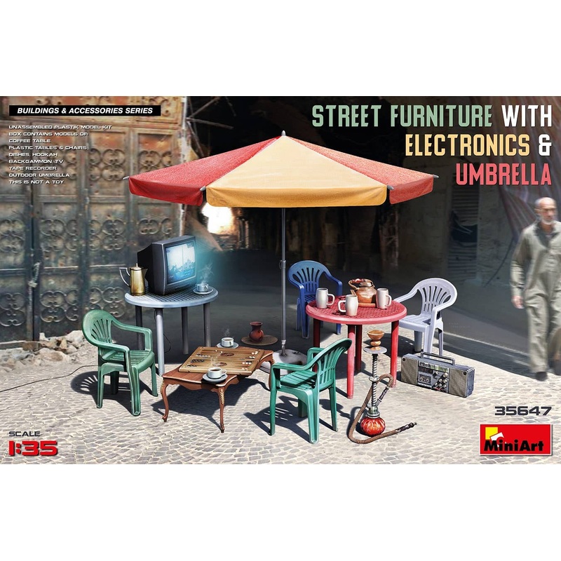 1/35 Street Furniture and Appliances & Umbrellas