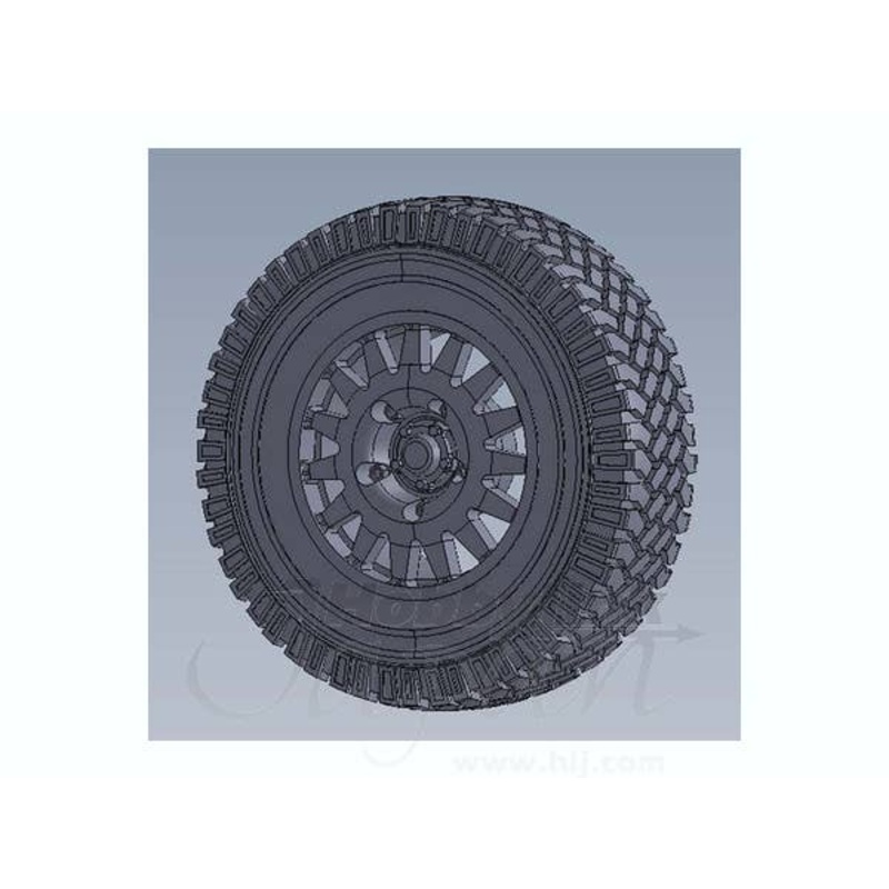 1/35 Wolf W.M.I.K Wheel Set Sagged / Standard Tread (for Hobby Boss)