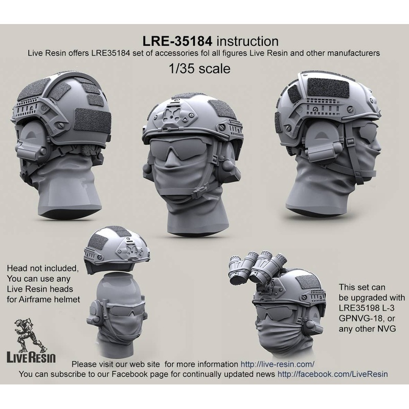 1/35 Airframe helmet wo/ helmet cover