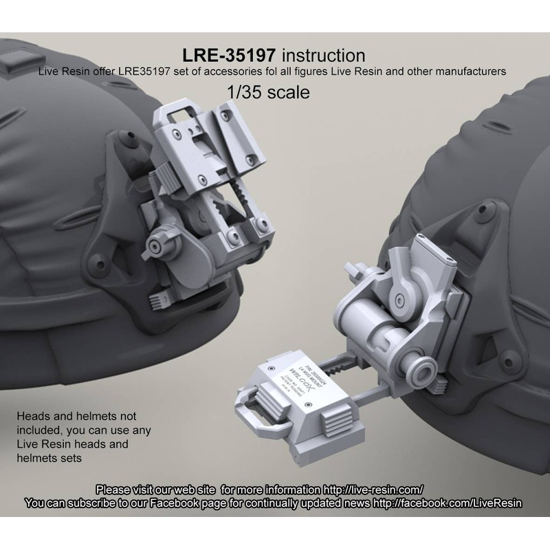 1/35 WILCOX L4 G24 NVG Helmet Mount