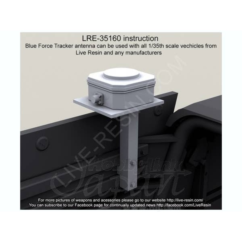 1/35 Blue Force Tracker Antenna w/Base Matching Unit (5pcs)