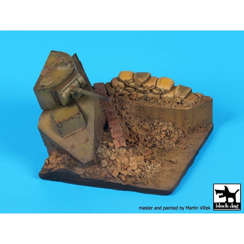 1/35 Destroyed BT-7 Base