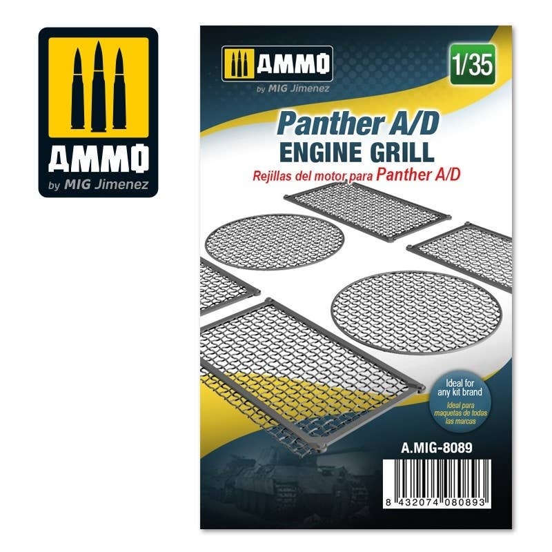 1/35 Engine Grill for Panther A / D Type