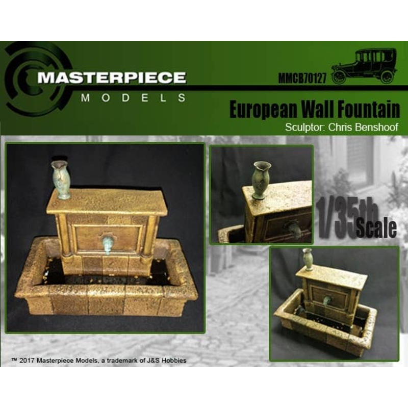 1/35 European Wall Fountain (Resin)