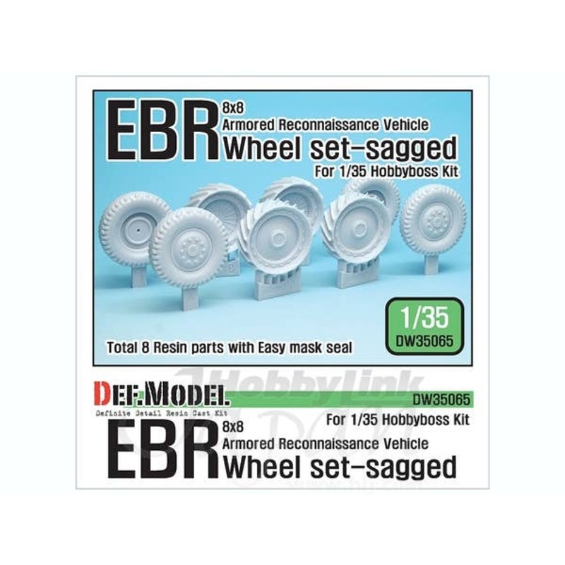 1/35 French Panhard EBR Wheel Set (Hobbyboss)