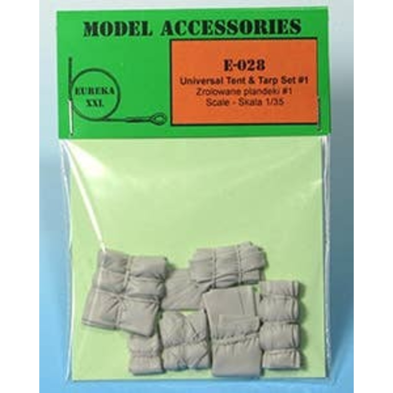 1/35 General Purpose Tent & Tarpaulin Set #1 (7pcs Set)