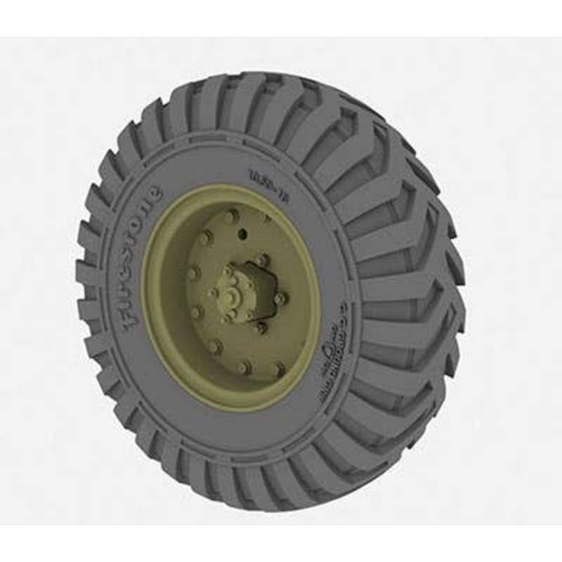 1/35 Humber Mk I Road Wheels (Firstone Pattern)