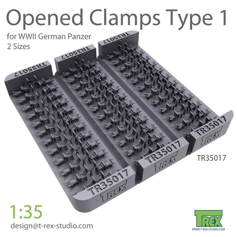 1/35 WWII German Clamp Type 1 Open
