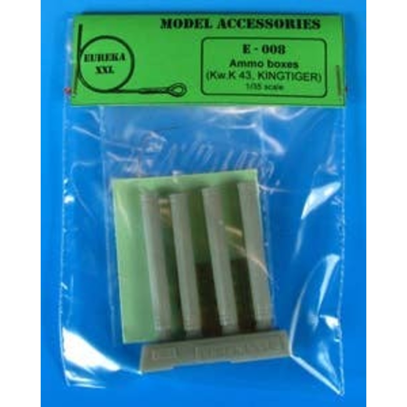 1/35 WWII Germany 8.8cm KwK43 Ammunition Carrier Canister (4pcs Set)