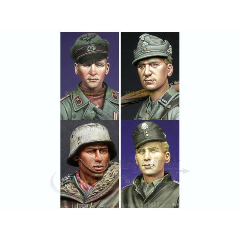 1/16 German Heads Set #2