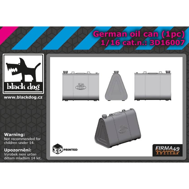 1/16 German oil can 1pcs