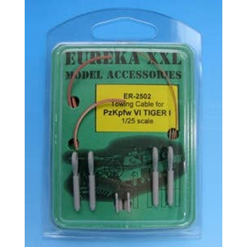1/25 WWII German Tiger I Heavy Tank Tow Cable Set