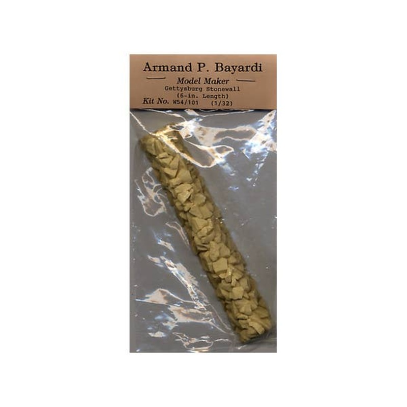 1/32 Gettysburg Stone Wall (6in. Length)