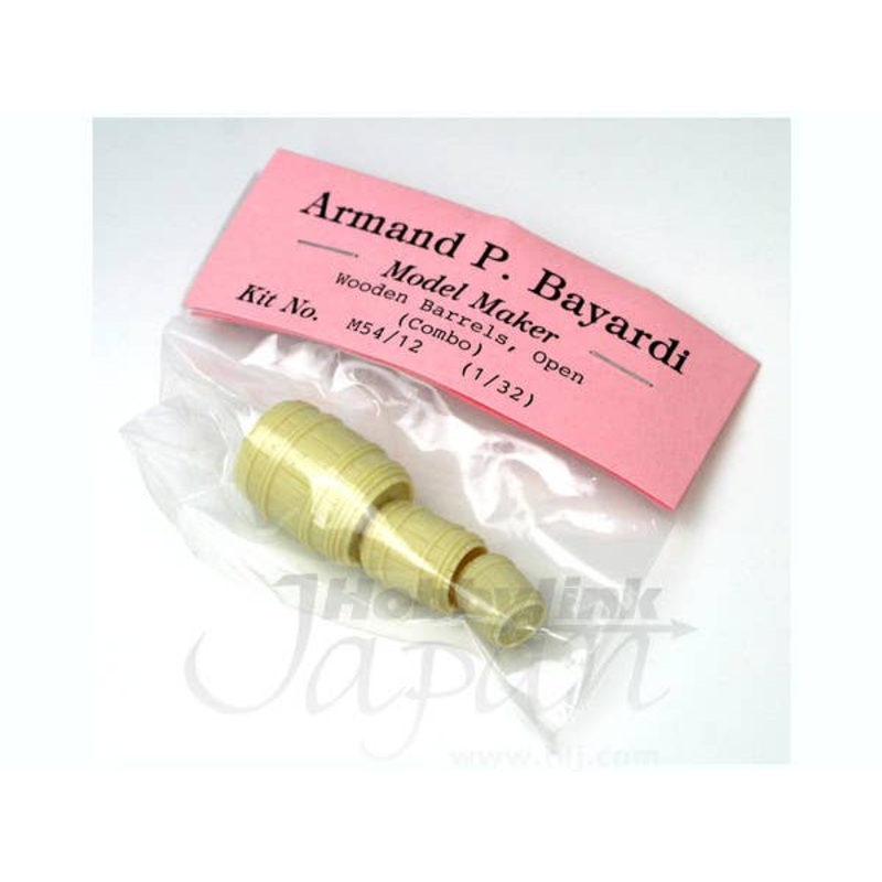 1/32 Wooden Barrels, Open (Combo) (3pcs)