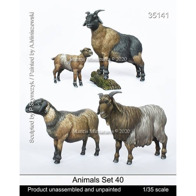 1/35 Animal Set 40 Goat Herd Set