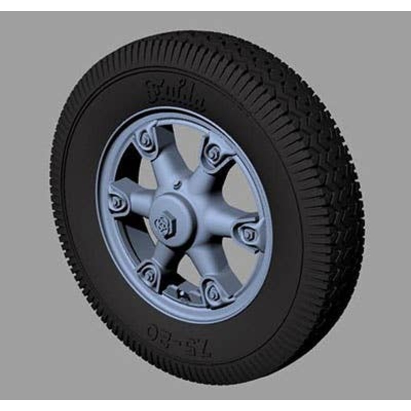 1/35 German Krupp L3 H163 Tire Wheel For Leveling