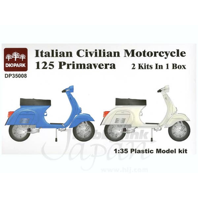 1/35 Italian Civilian Motorcycle 125 Primavera (2pcs)