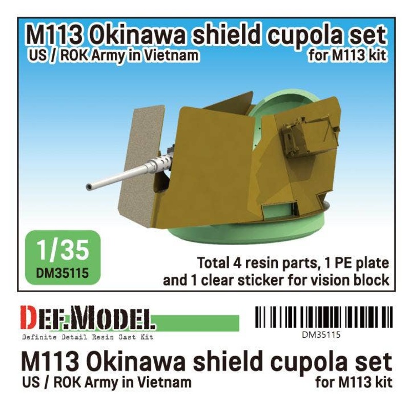 1/35 M113 Okinawa Shield Cupola Set US/ROK Army in Vietnam (for M113)