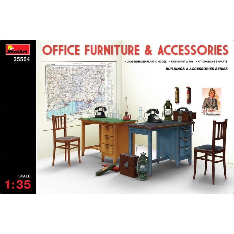 1/35 Office Furniture & Accessories