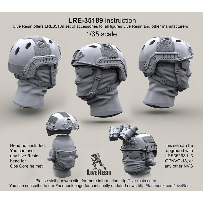 1/35 Ops Core fast helmet