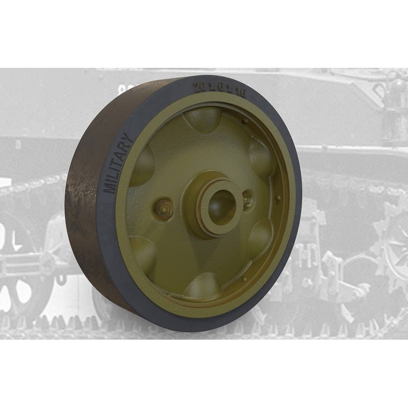 US Light Tank M5A1/M8 HMC Stamped Roadwheels Set B
