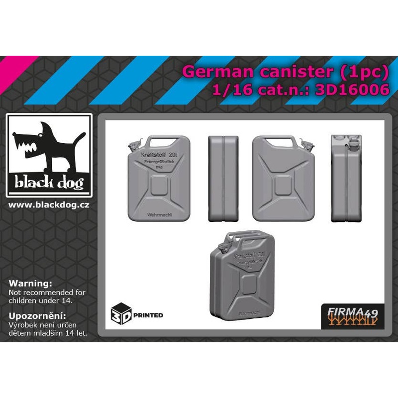 1/16 German canister 1pcs