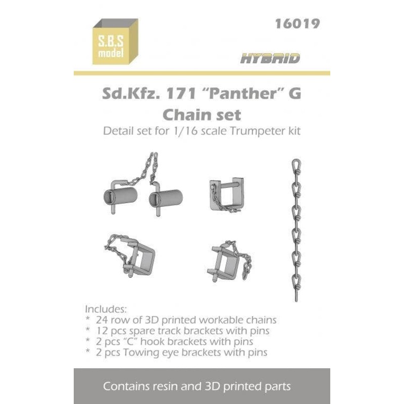 1/16 Sd.Kfz. 171 Panther G chain set